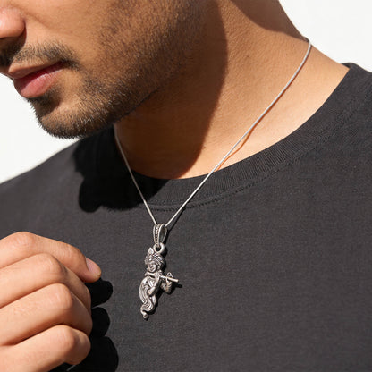 Divine Krishna Flute Pendant