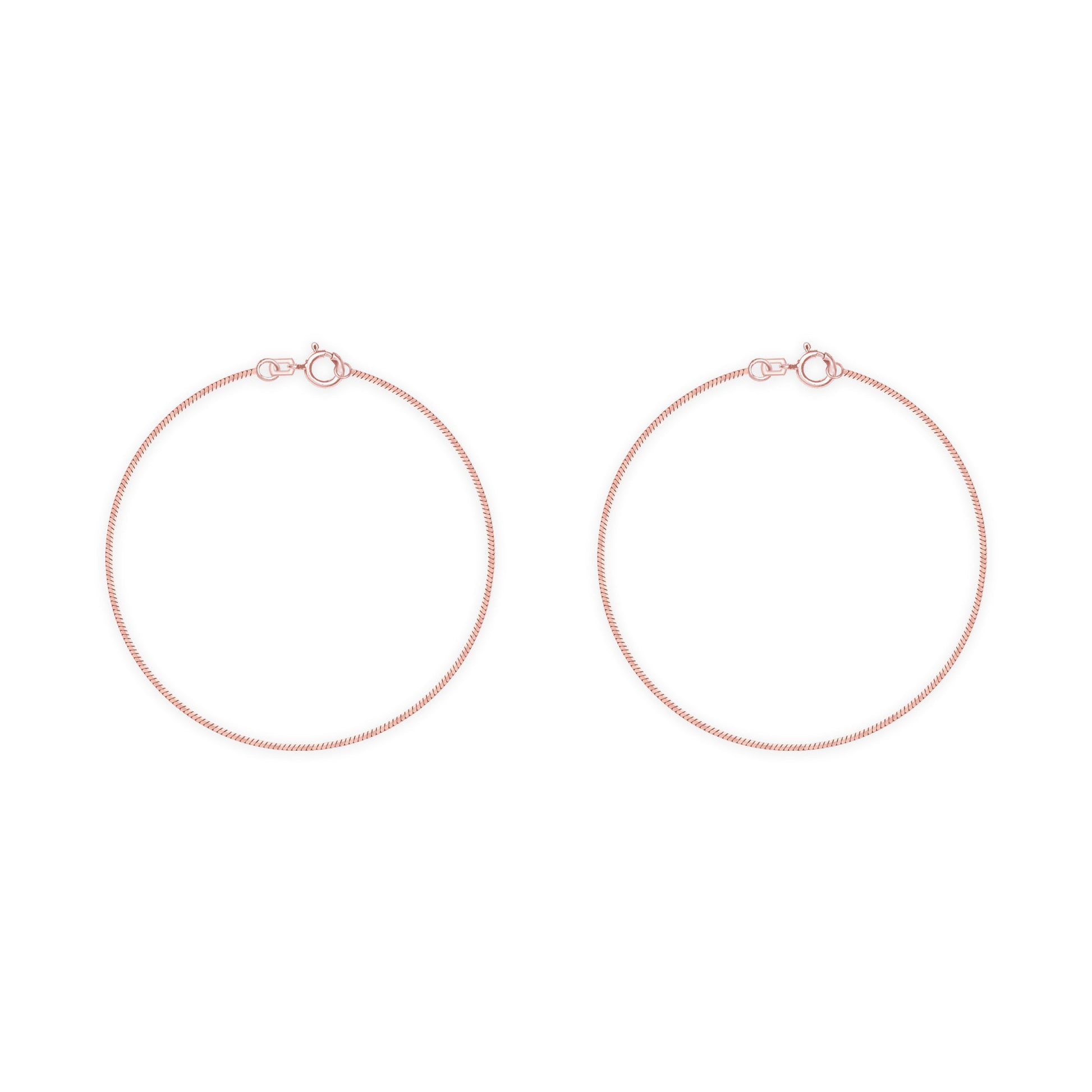 Gleam Line Silver Anklet