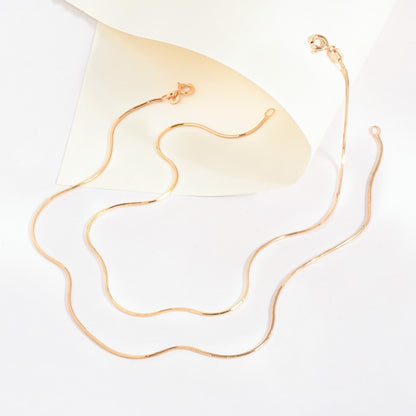 Gleam Line Silver Anklet