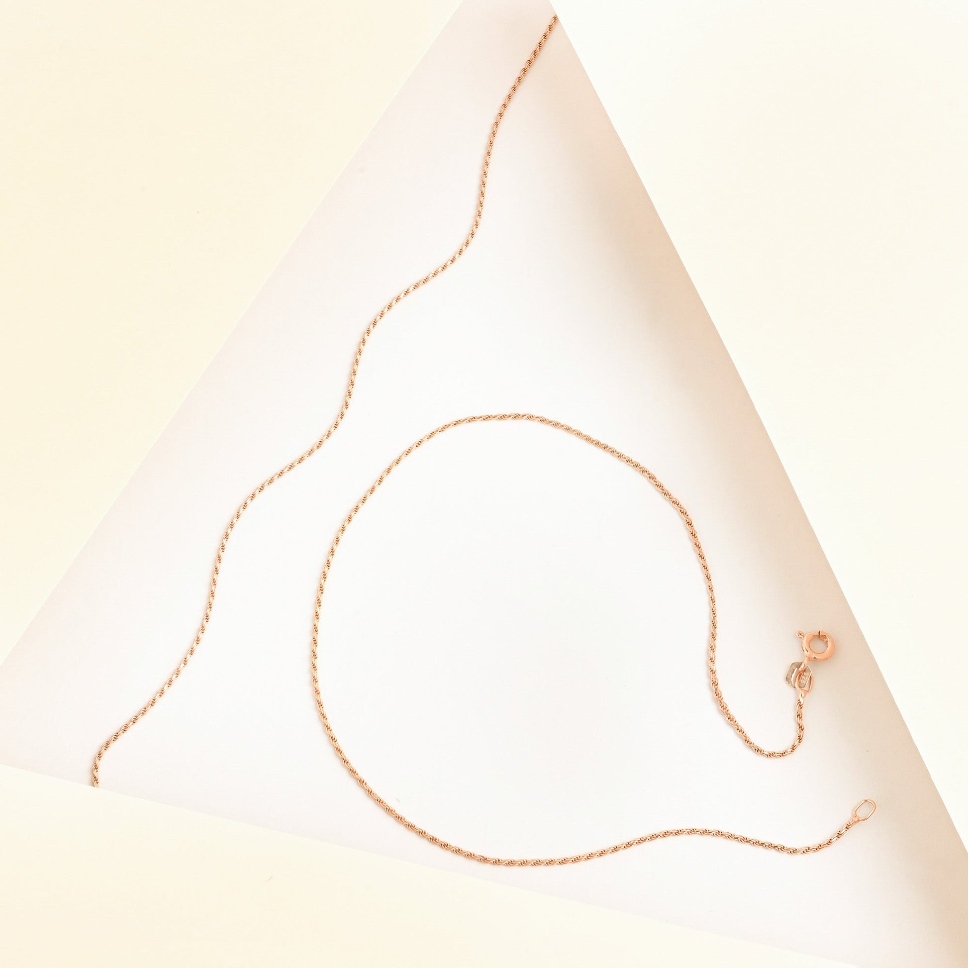 Twist Weave Silver Anklet