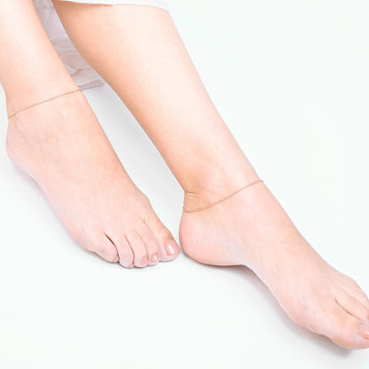 Twist Weave Silver Anklet
