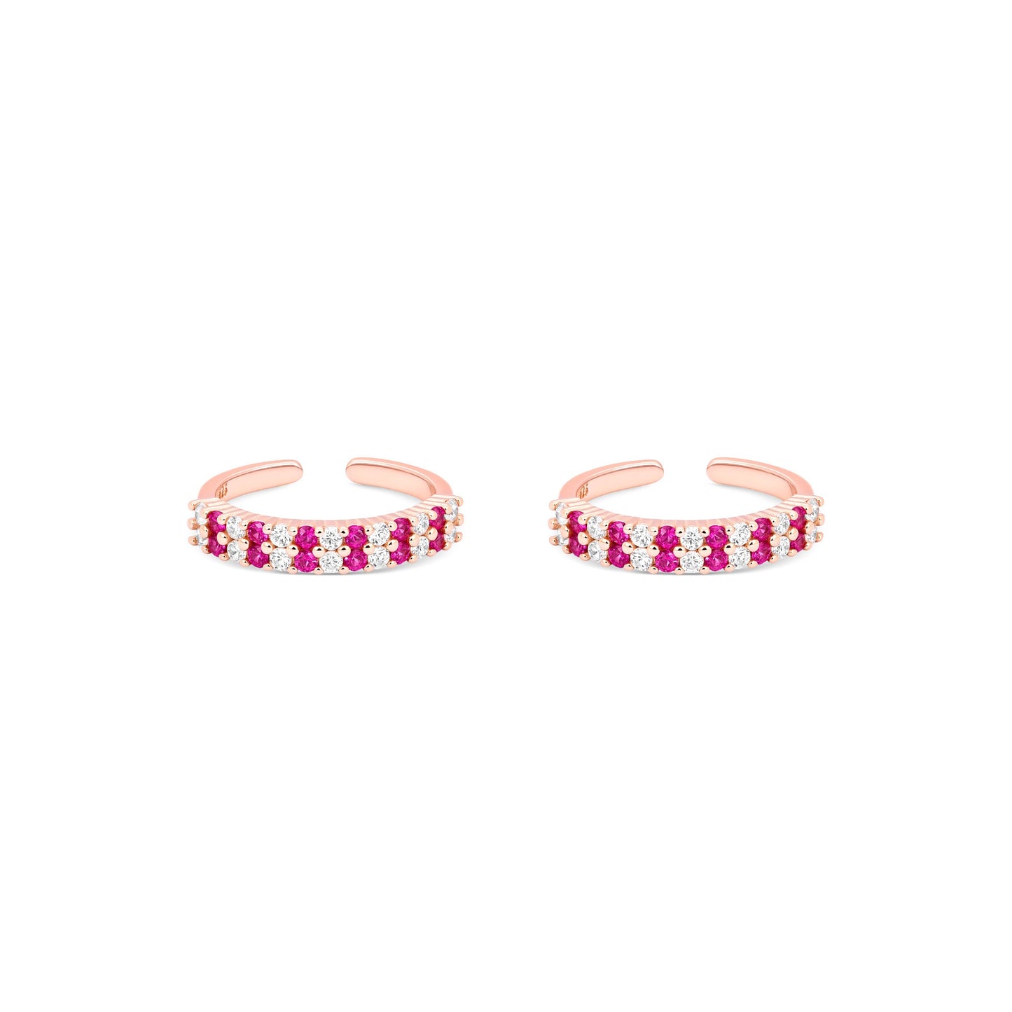 Rosé Luxe Silver Toe Ring