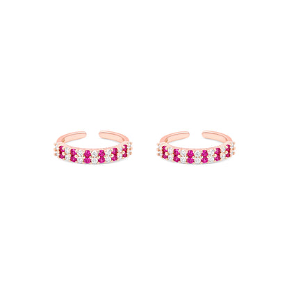 Rosé Luxe Silver Toe Ring
