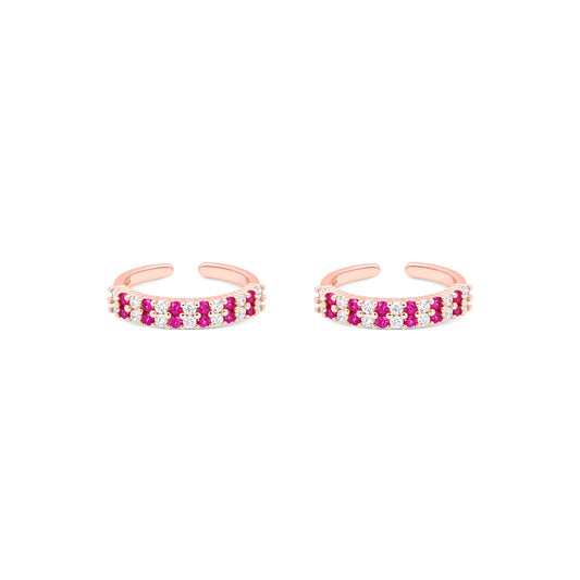 Rosé Luxe Silver Toe Ring