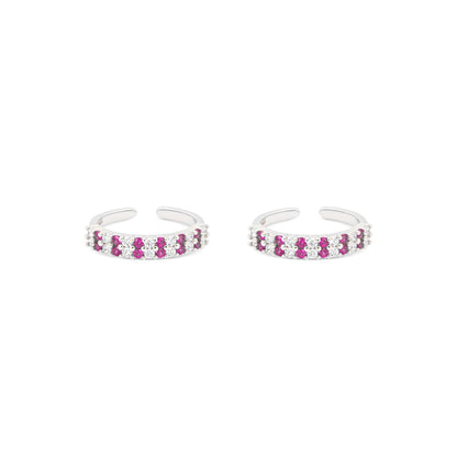 Rosé Luxe Silver Toe Ring