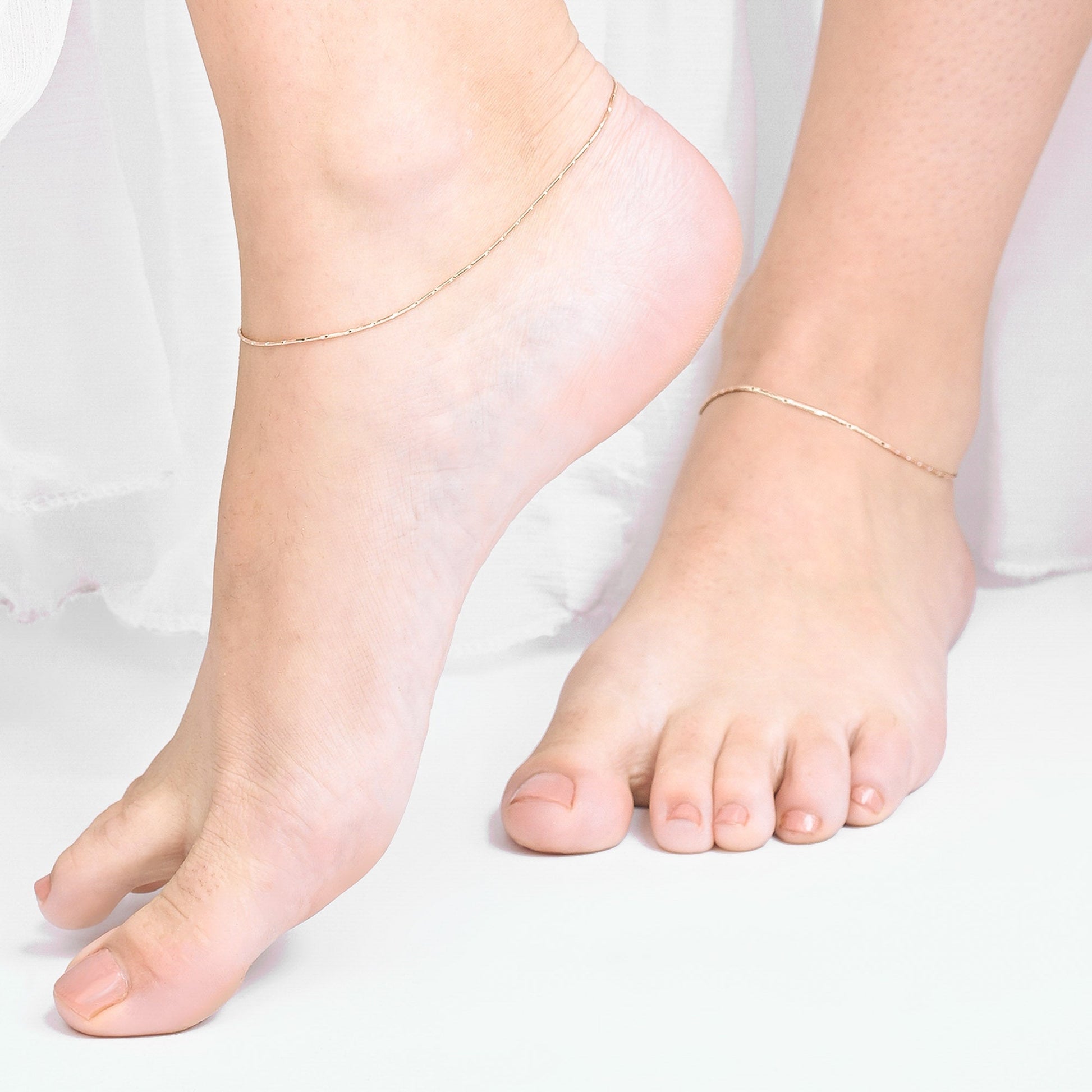 Twilight Shine Silver Anklet