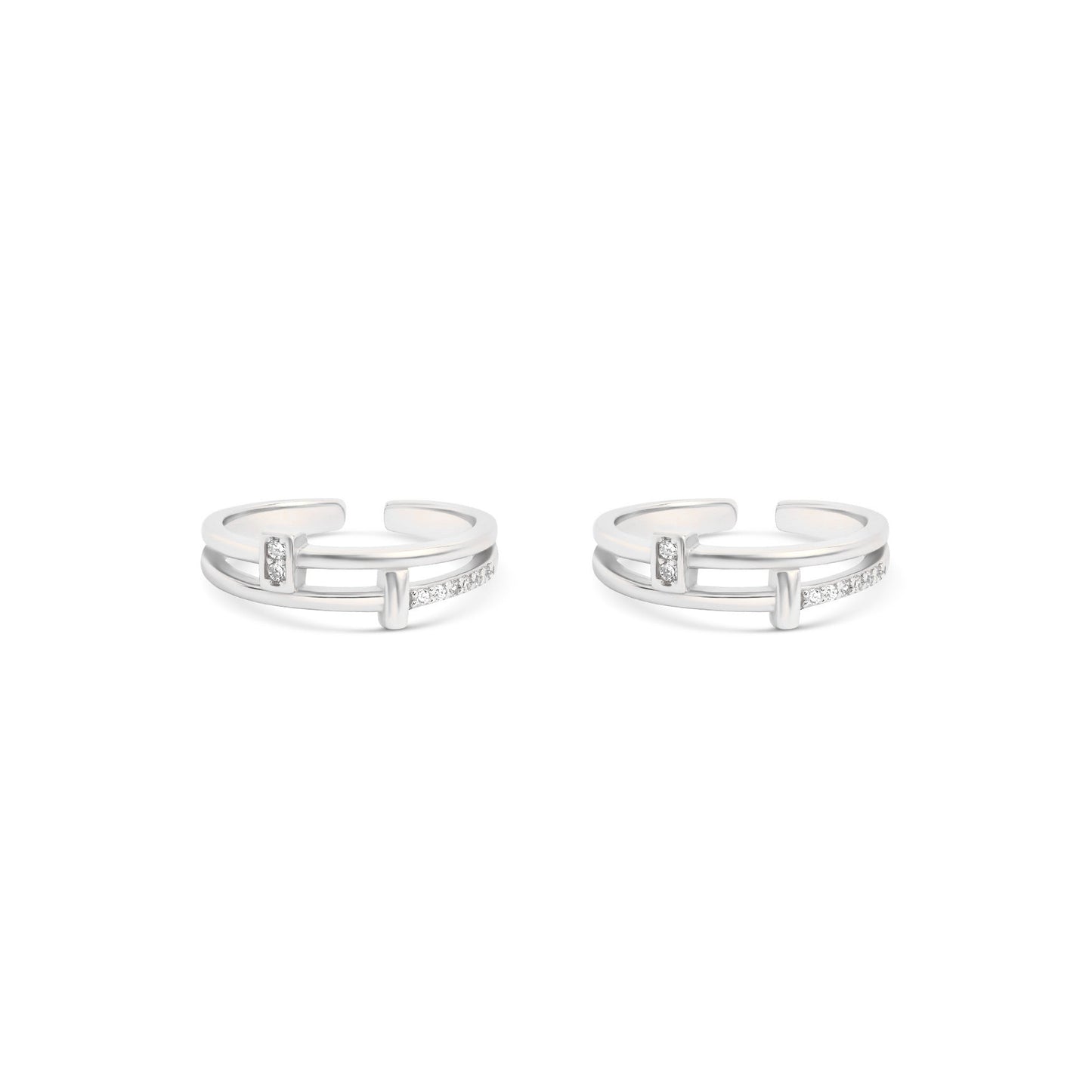 Verona Silver Toe Ring