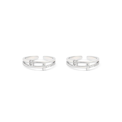 Verona Silver Toe Ring