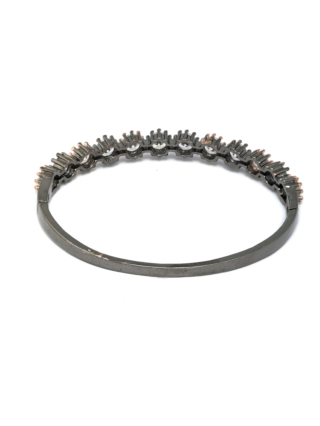 Dual Toned American Diamond Bracelet