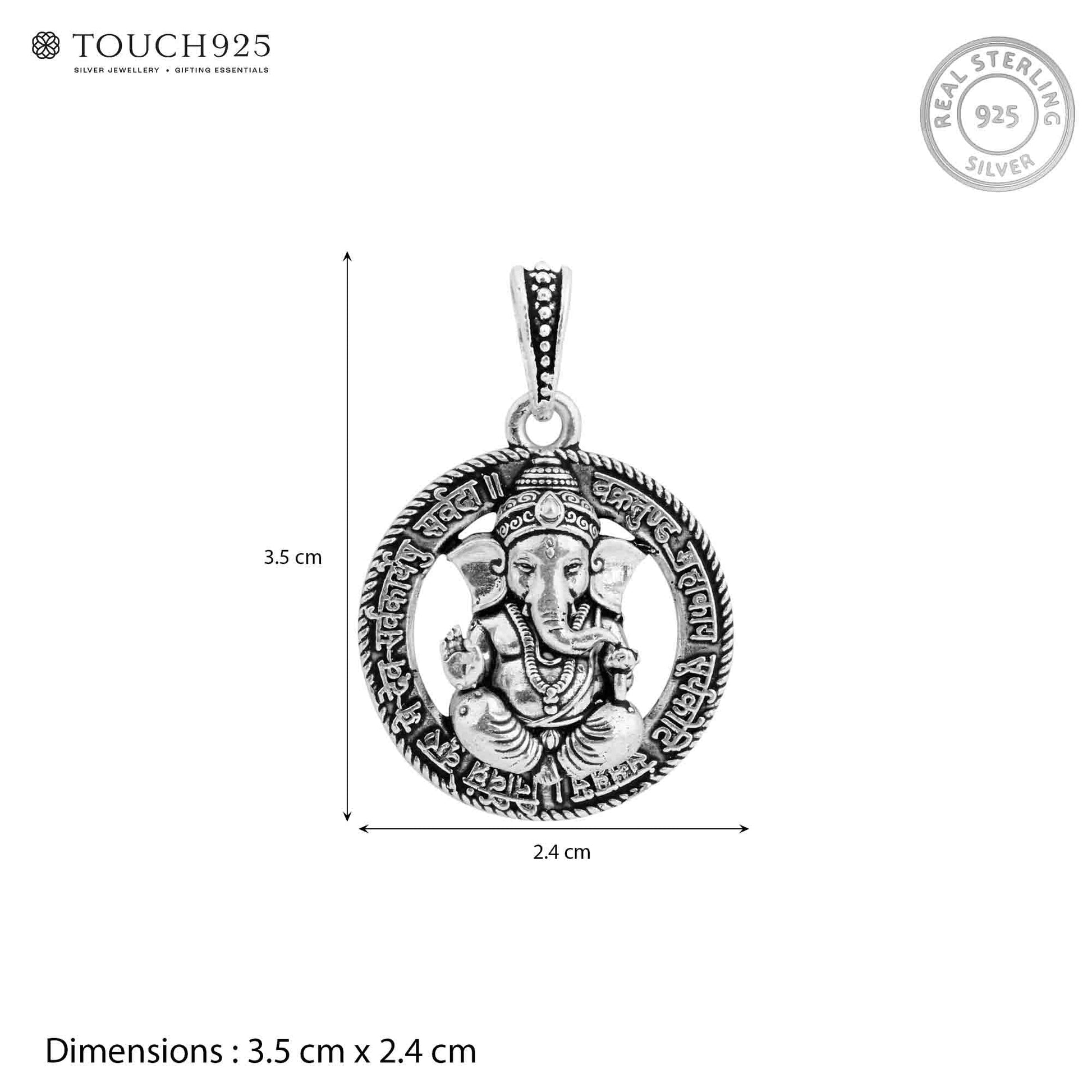 Ganesha Mantra Pendant