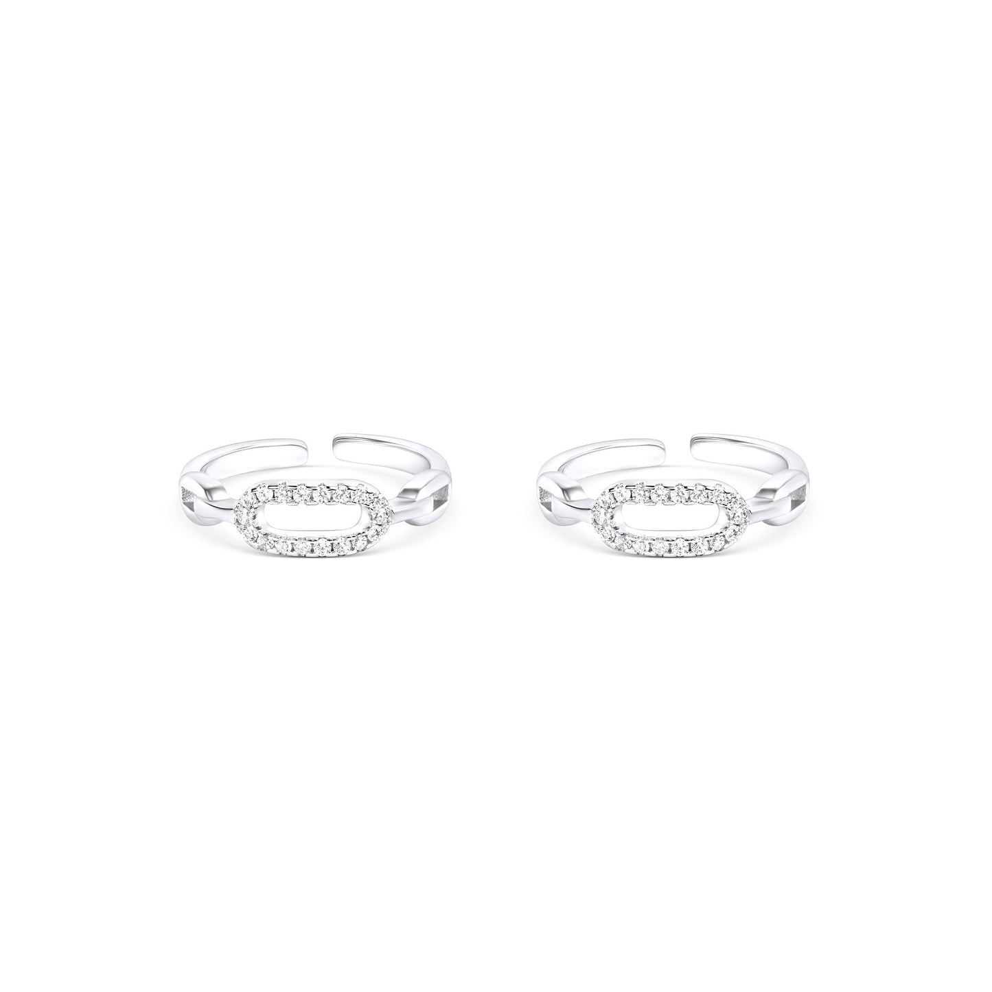 Aurelina Silver Toe Ring