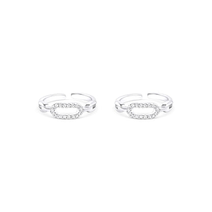 Aurelina Silver Toe Ring