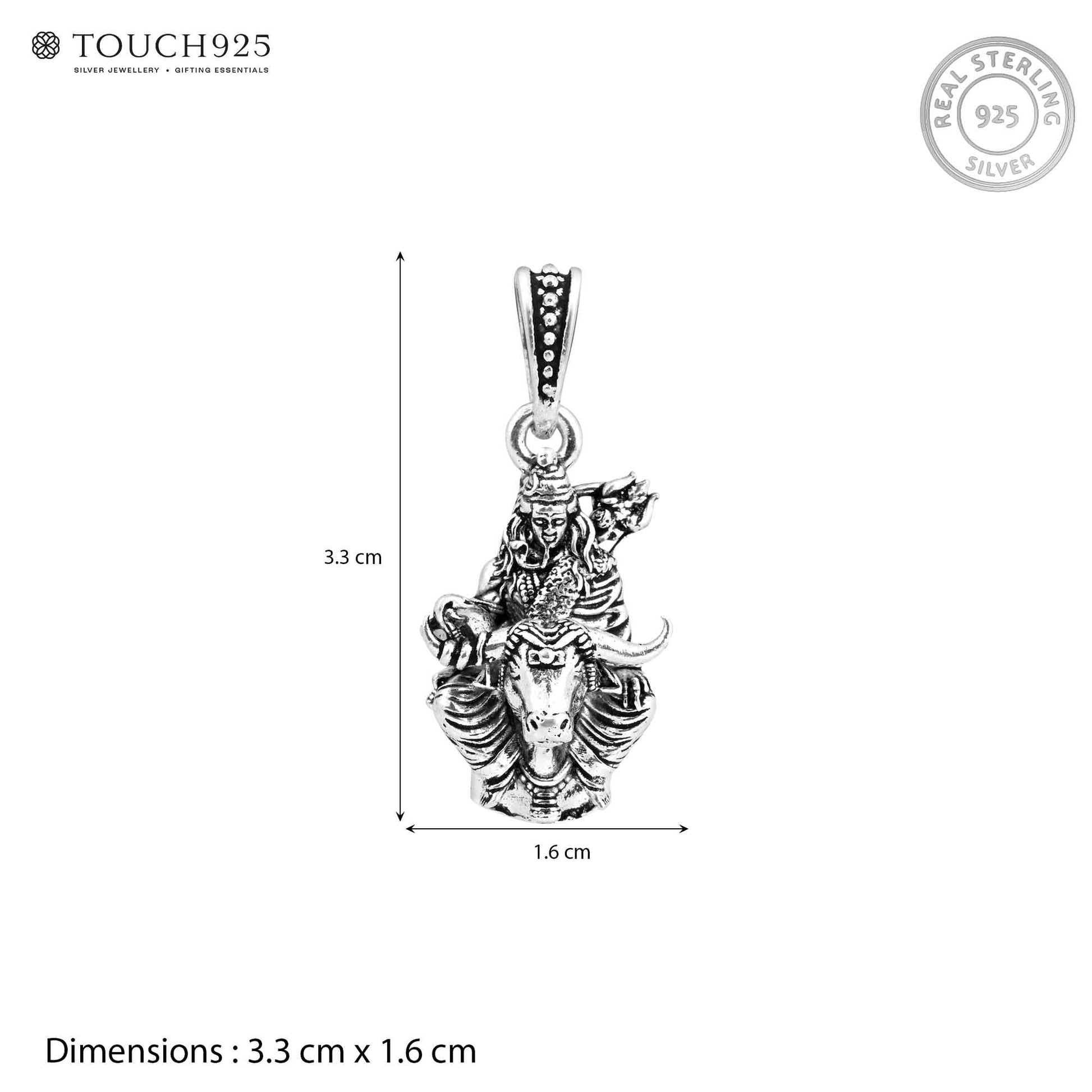 Lord Shiva Nandi Pendant
