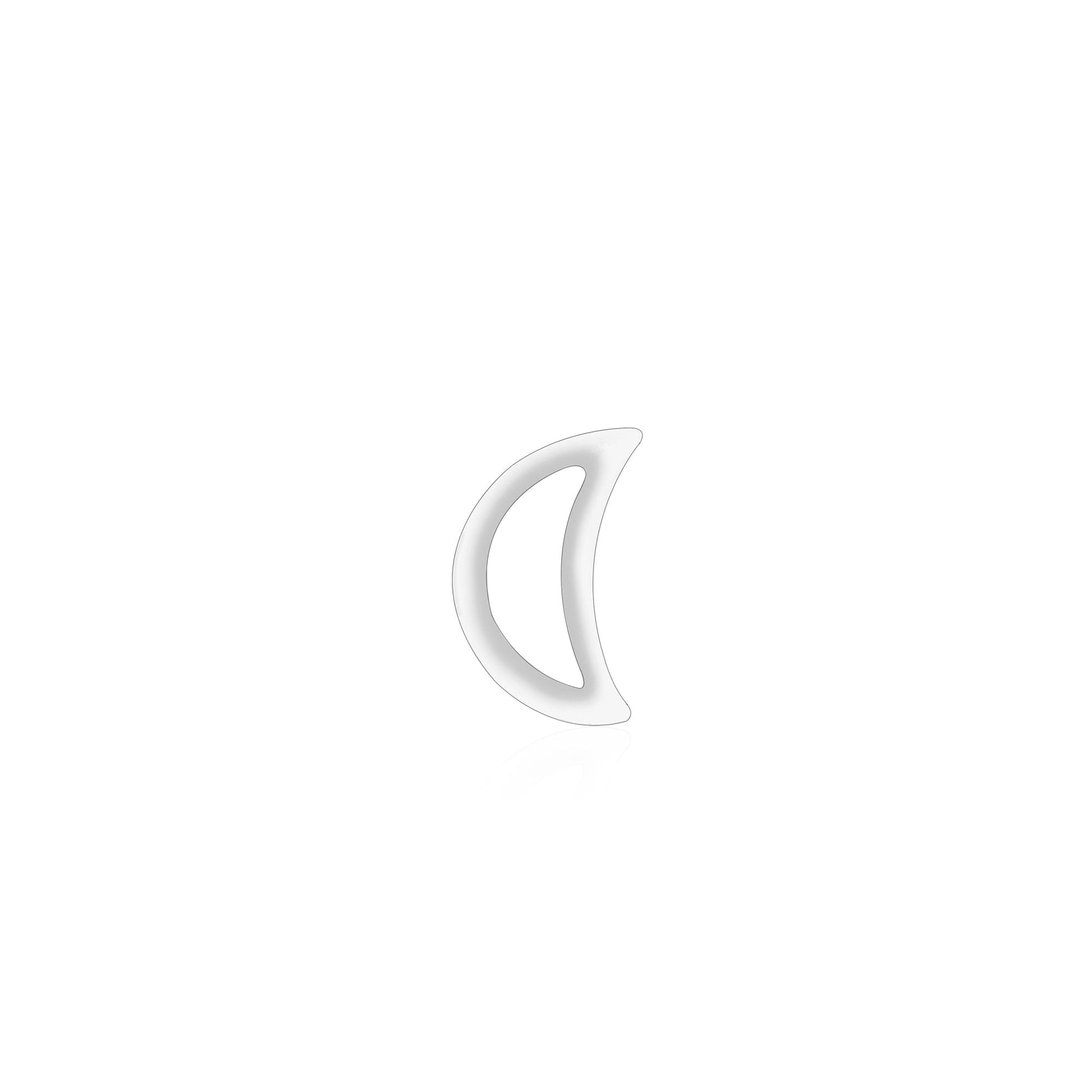 Crescent Charm Nose Pin