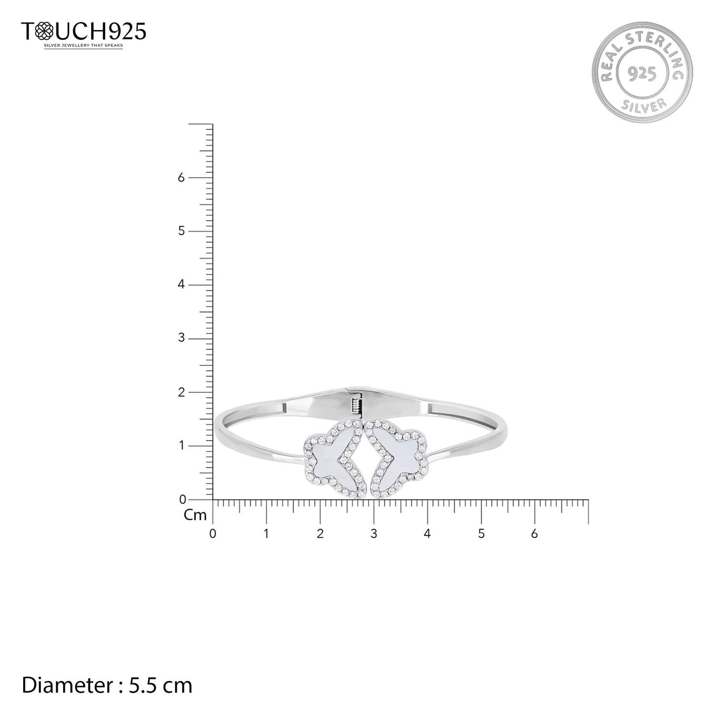 Butterfly Radiant Solitaire Kada