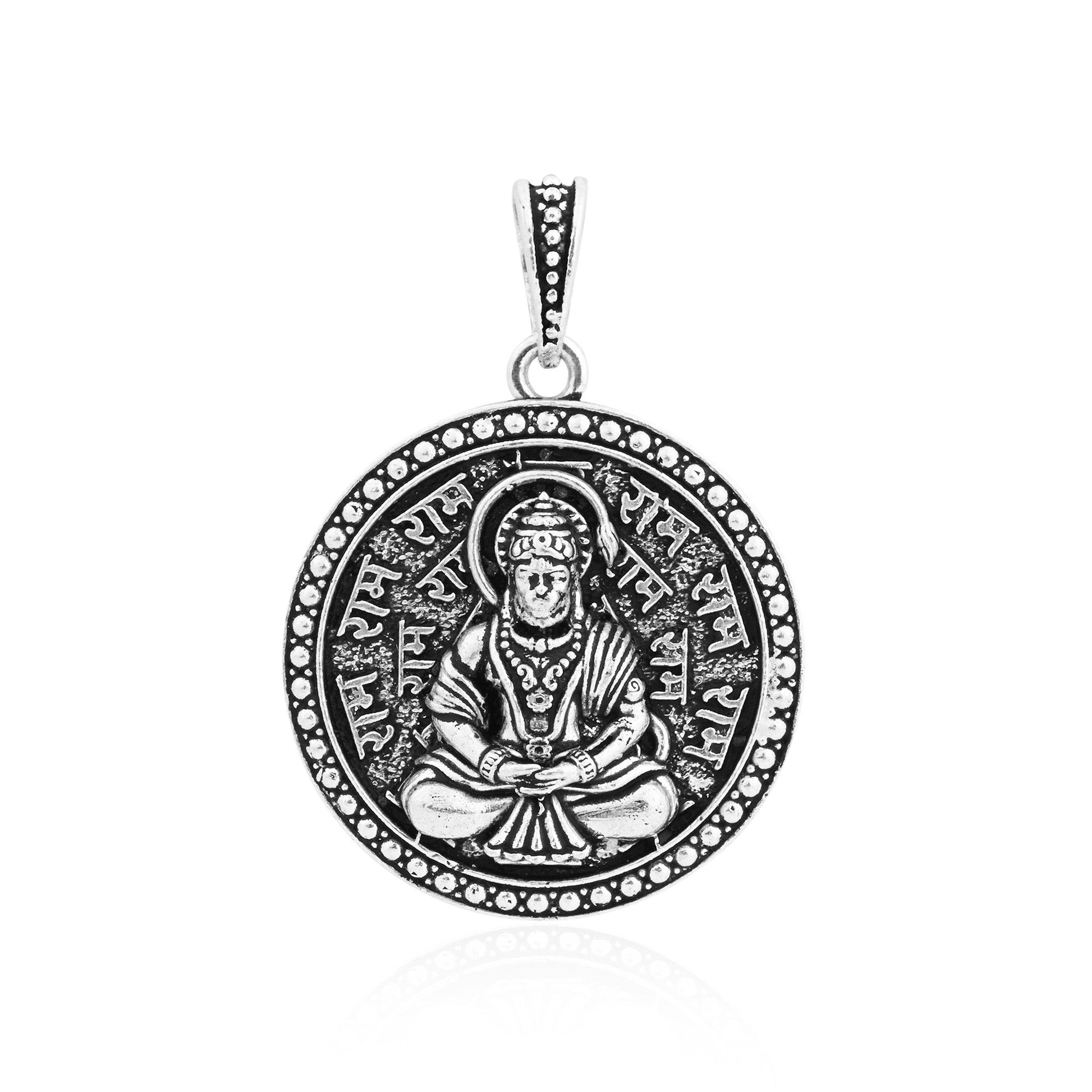 Hanuman Ram Mantra Pendant