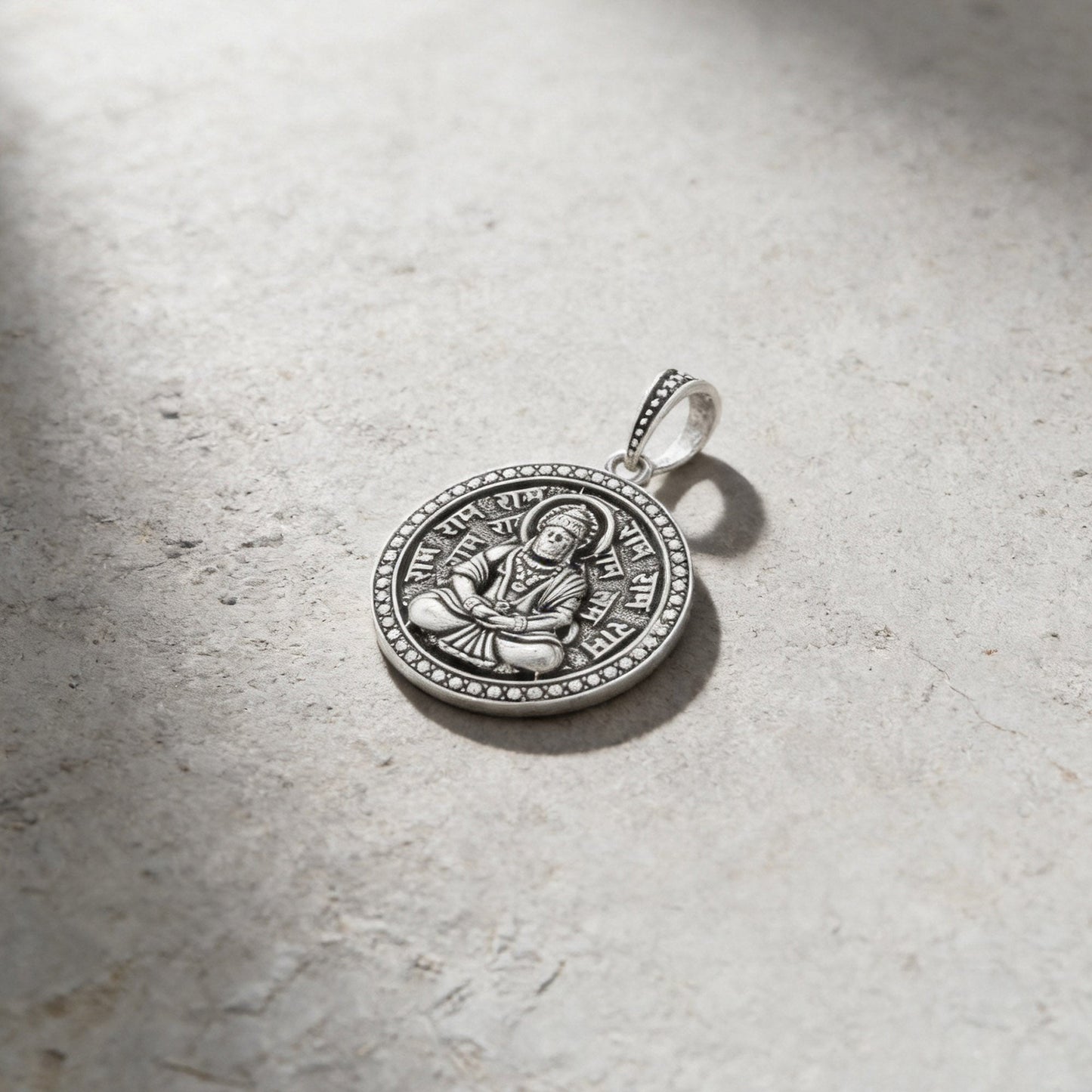 Hanuman Ram Mantra Pendant