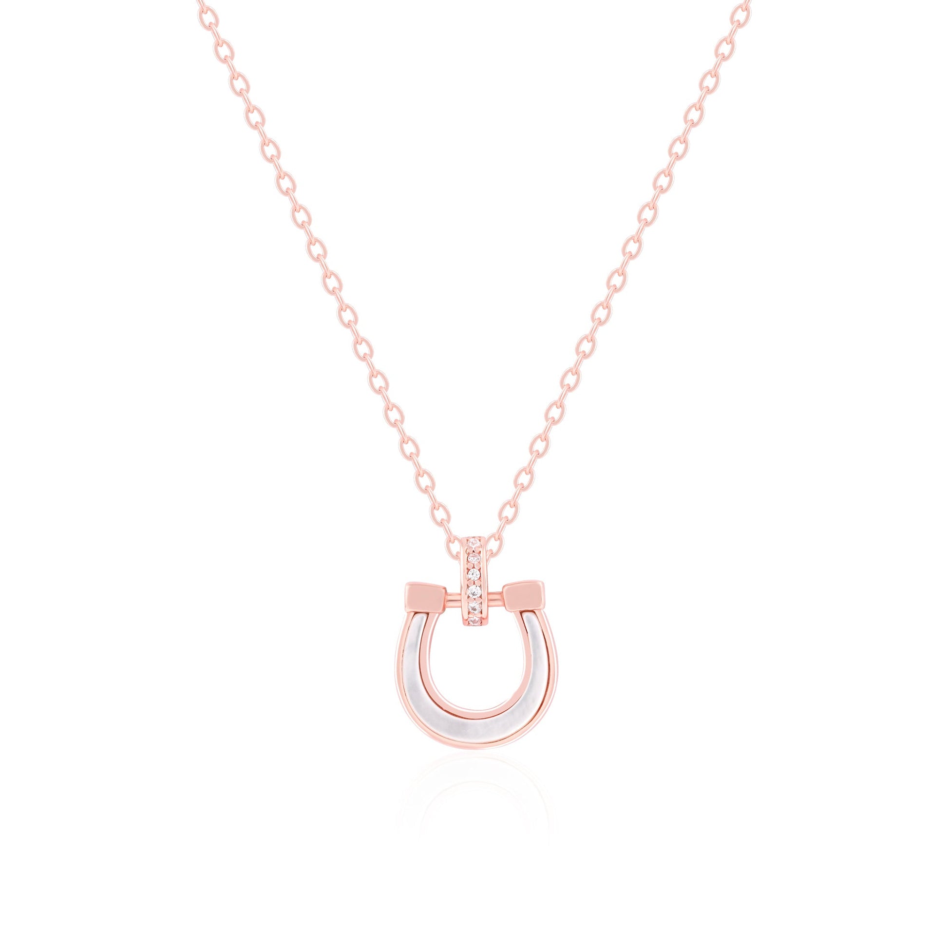 Horseshoe Pendant Necklace