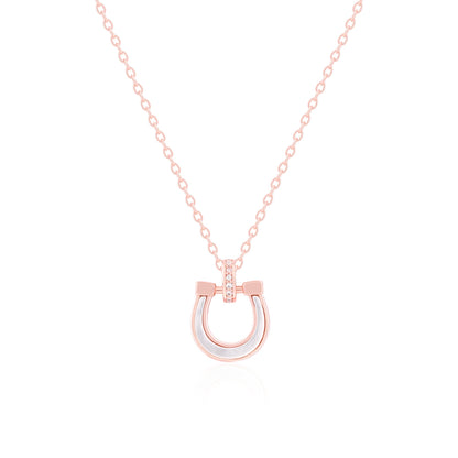 Horseshoe Pendant Necklace