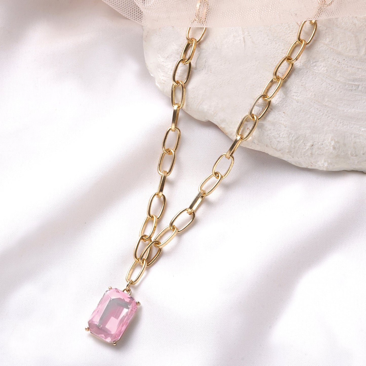 Bewitched Delicate Purple Charm Necklace