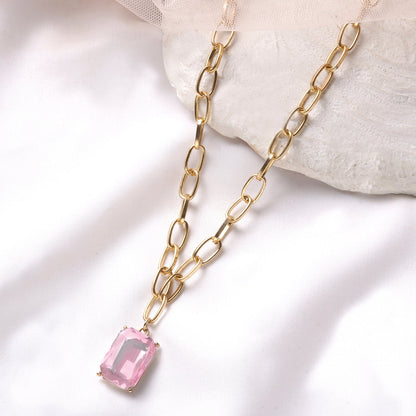 Bewitched Delicate Purple Charm Necklace