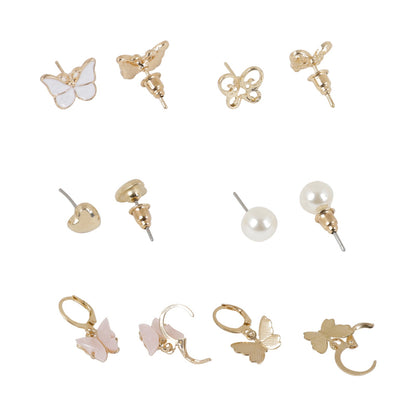 Bewitched Butterfly Set of 6 Earrings