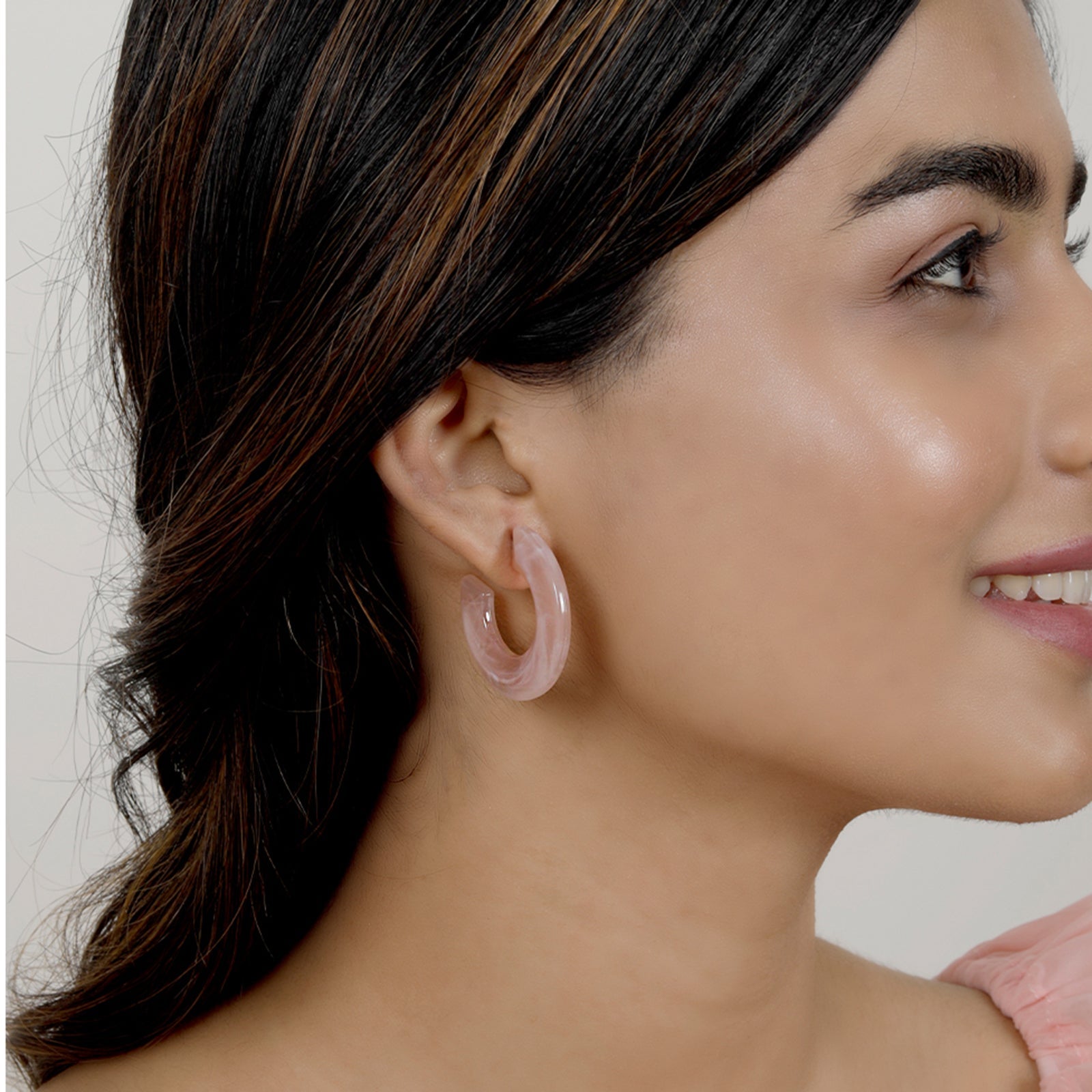 Bewitched Shine On Set of 3 Multi Color Hoop Earrings