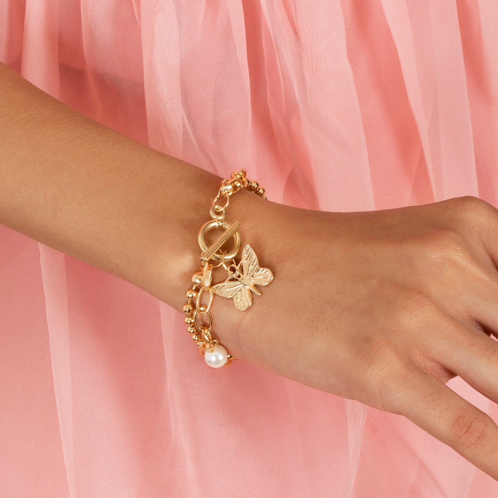 Bewitched Margo Butterfly Linked Bracelet