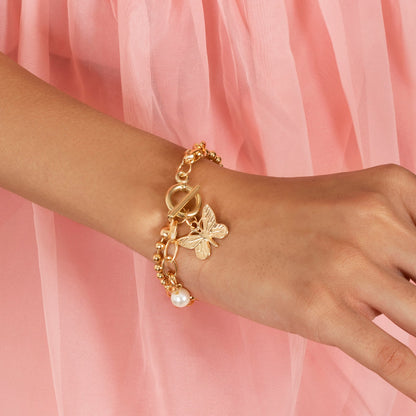 Bewitched Margo Butterfly Linked Bracelet