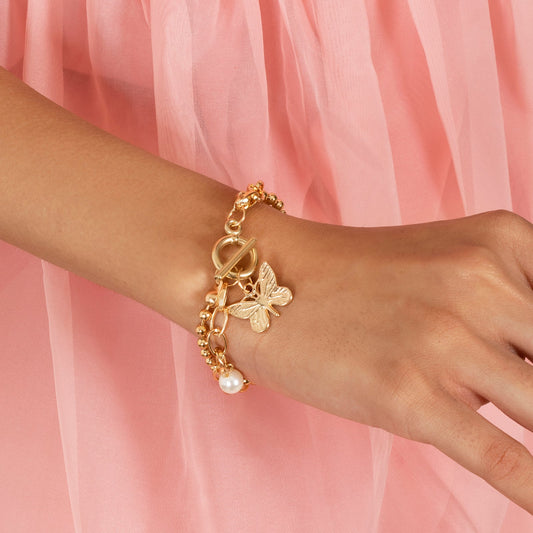 Bewitched Margo Butterfly Linked Bracelet