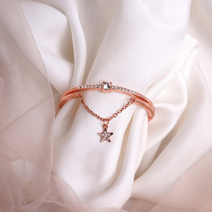 Bewitched Novella Star Rose Gold Bracelet