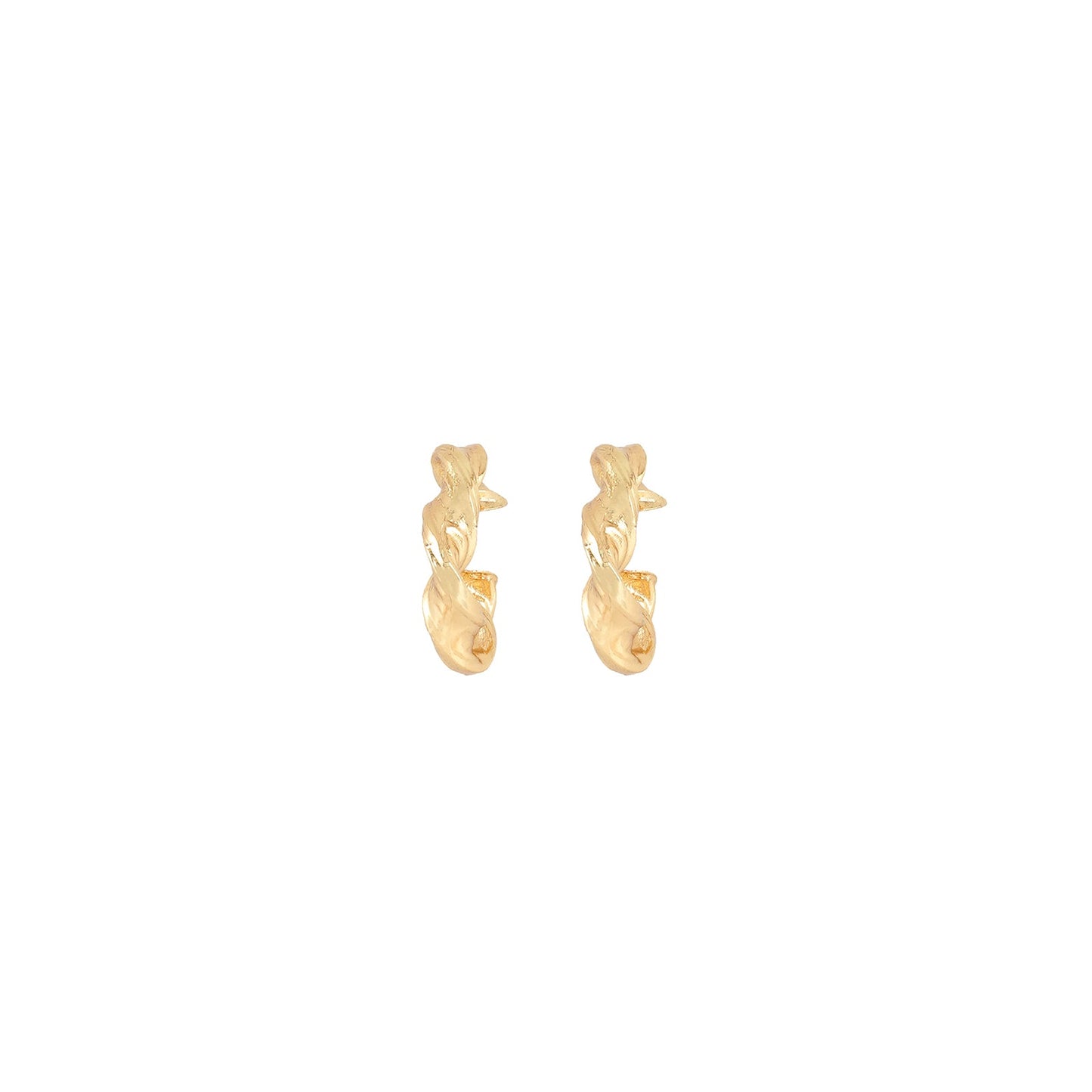 Bewitched Eyra Twirl Gold Hoop