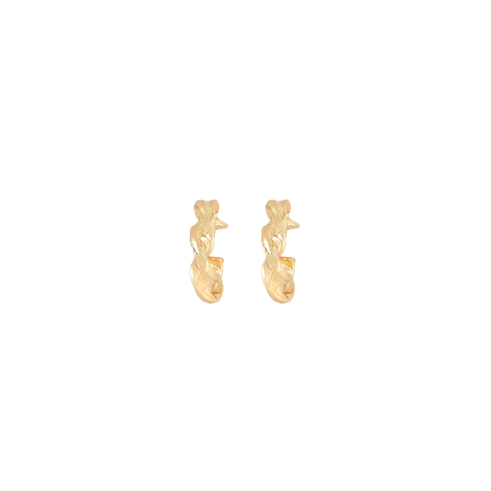 Bewitched Eyra Twirl Gold Hoop