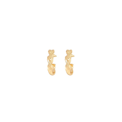 Bewitched Eyra Twirl Gold Hoop