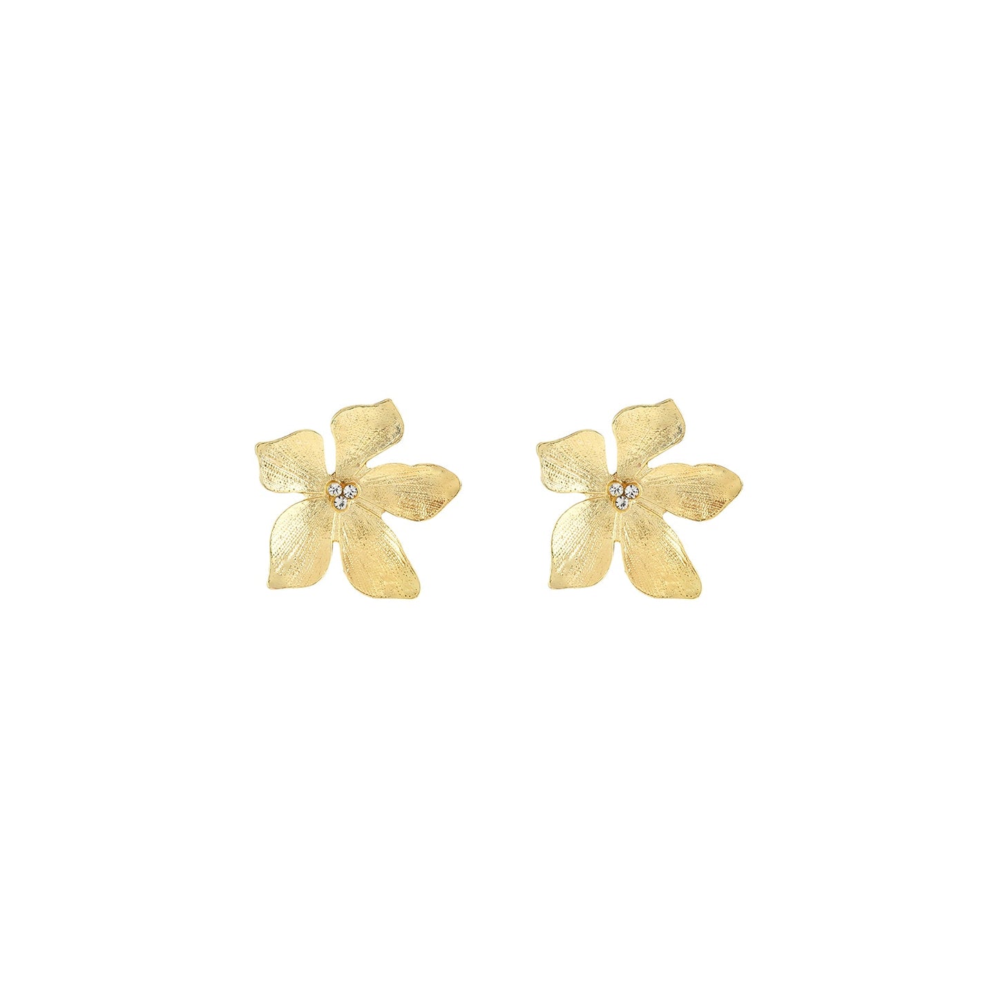Bewitched Metallic Bold Gold Earrings
