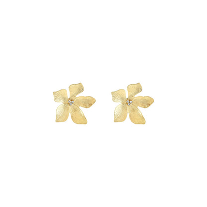 Bewitched Metallic Bold Gold Earrings