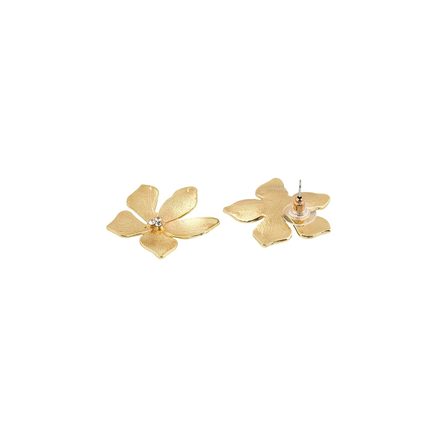 Bewitched Metallic Bold Gold Earrings