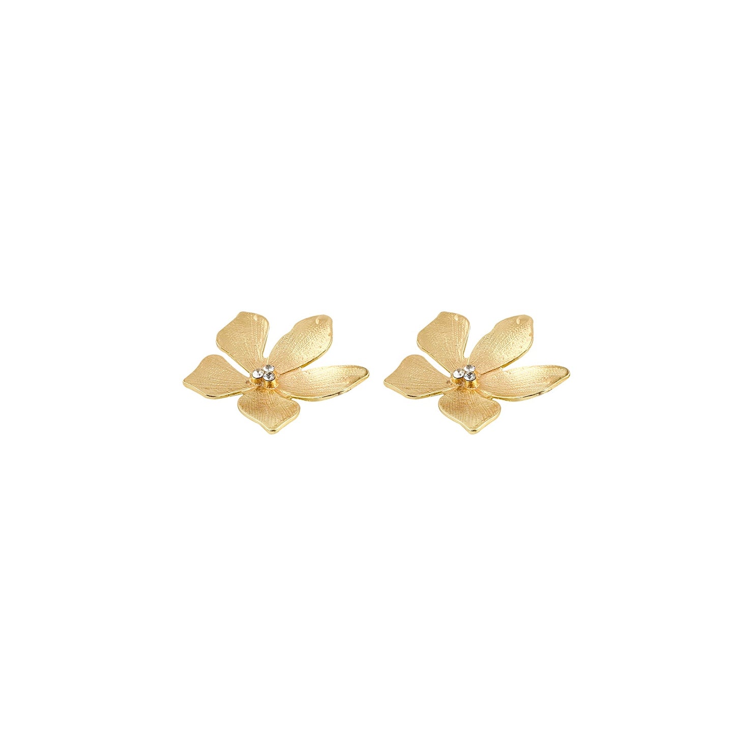 Bewitched Metallic Bold Gold Earrings