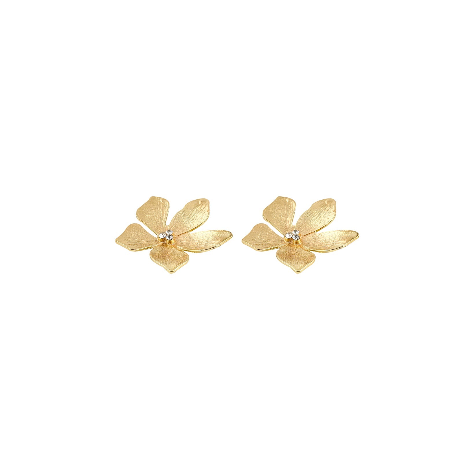Bewitched Metallic Bold Gold Earrings