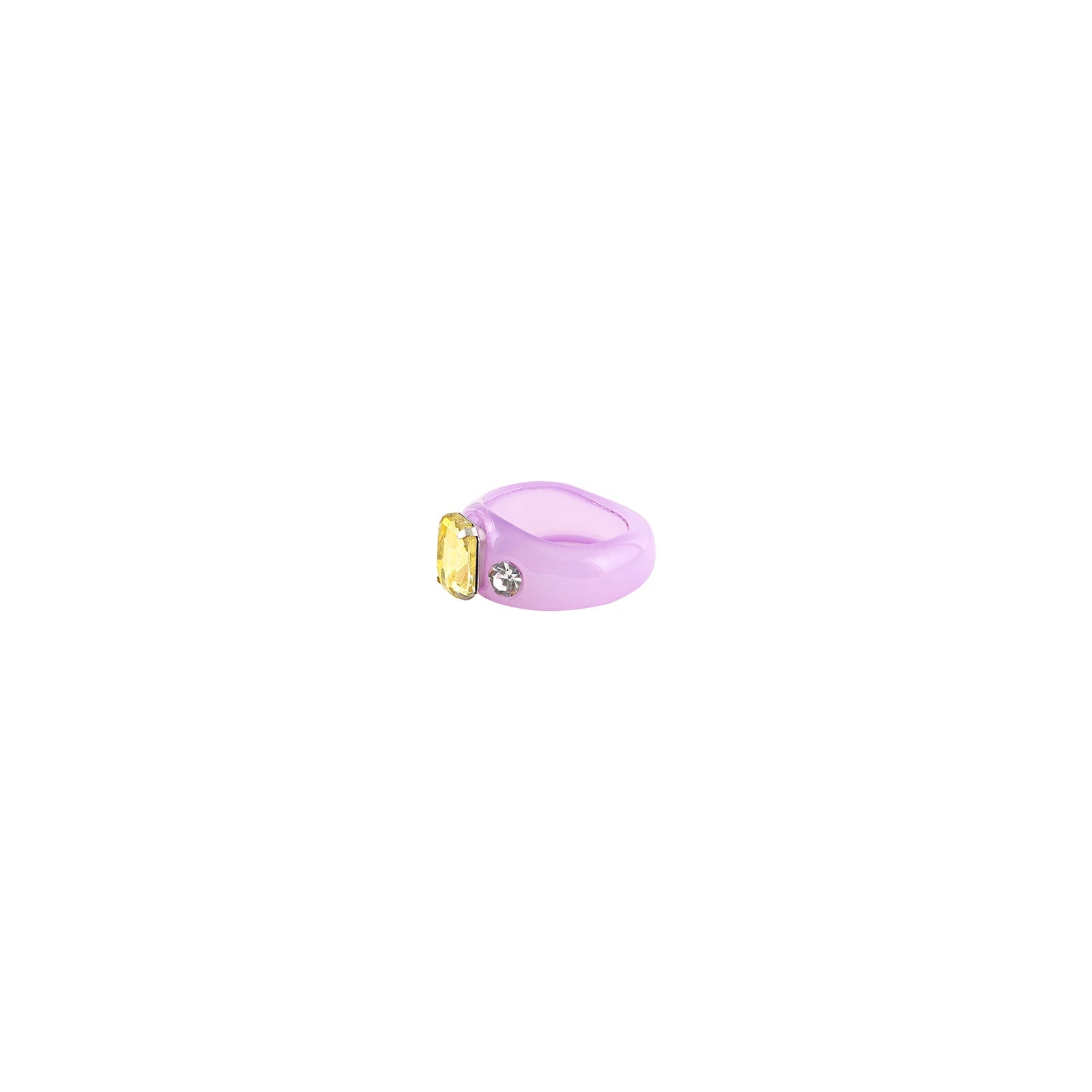 Bewitched Mel Rhinestone Purple Ring