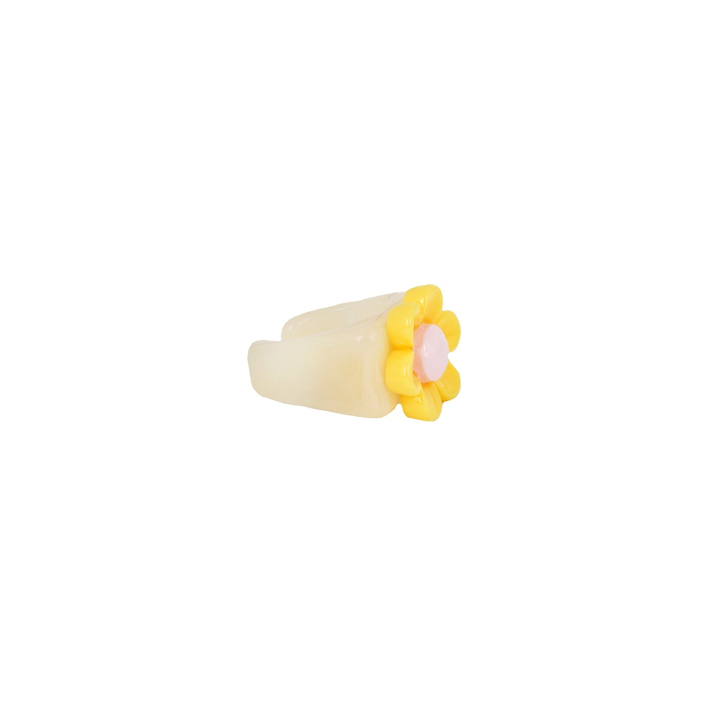 Bewitched Rhoda Yellow Floral Signet Ring