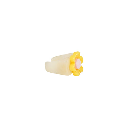 Bewitched Rhoda Yellow Floral Signet Ring
