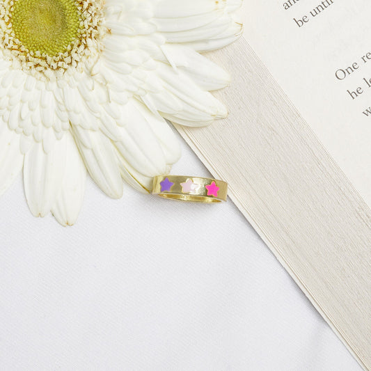 Bewitched Vienna Star Multicolour Ring