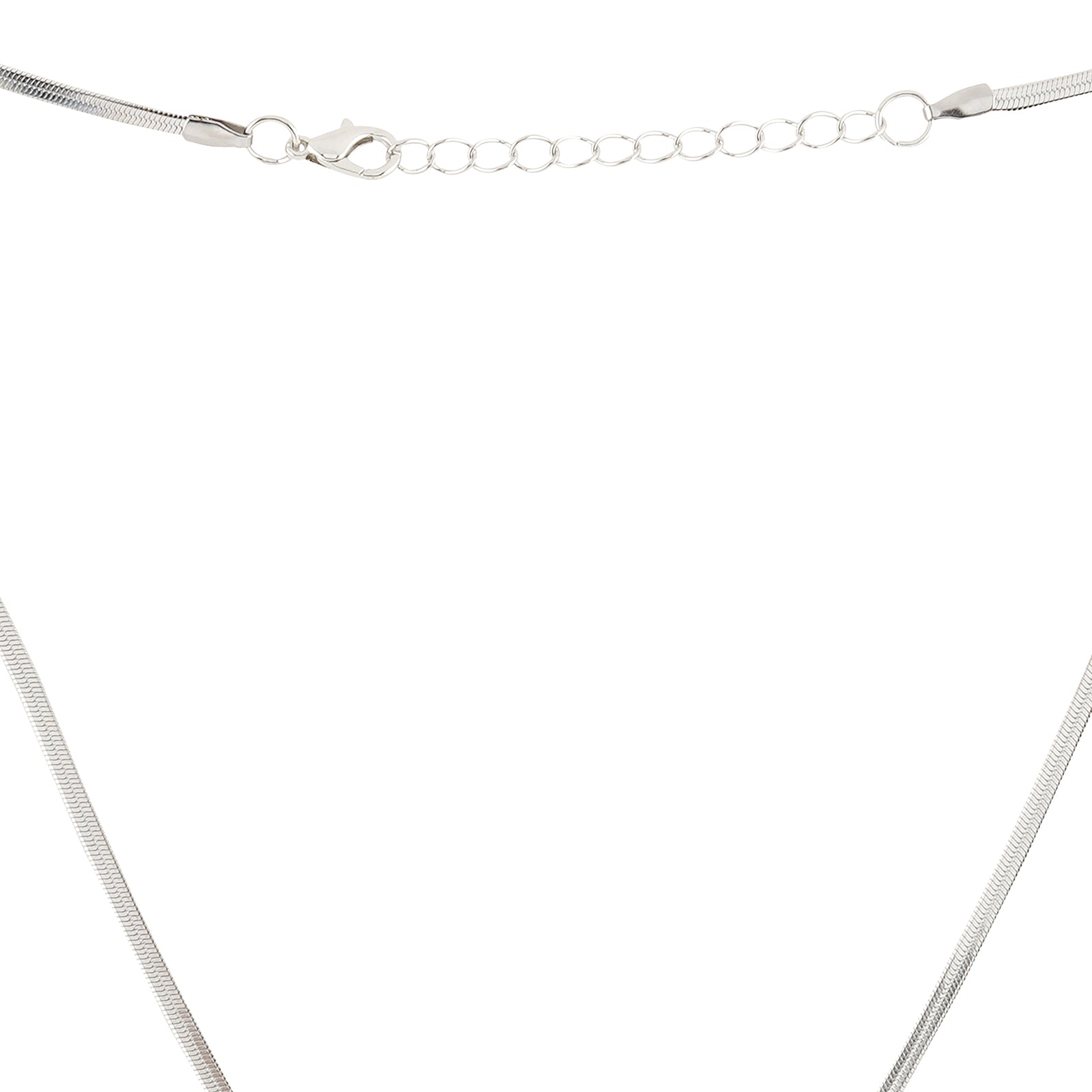 Bewitched Starlasa Rhinestone Star Charm Silver Necklace