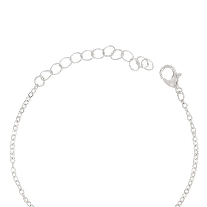Bewitched Daffney Silver and Peal Bird Charm Bracelet