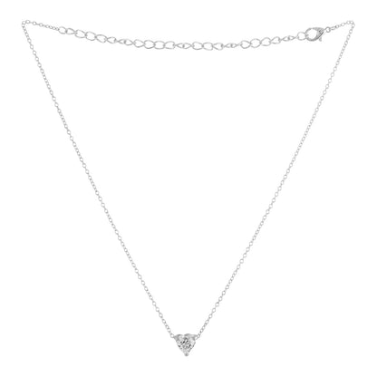 Bewitched Jaqleen Dainty Rhinestone Silver Necklace