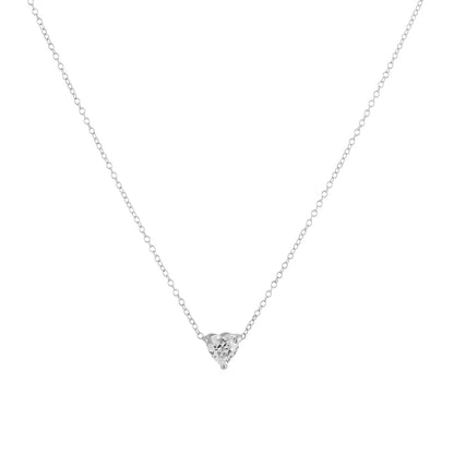 Bewitched Jaqleen Dainty Rhinestone Silver Necklace