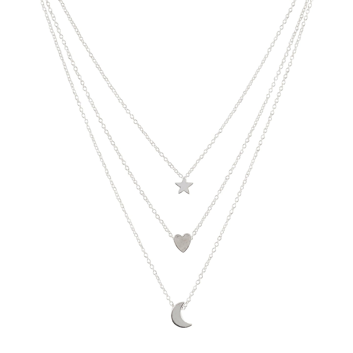 Bewitched Georgiana Dainty Charm Layered Necklace