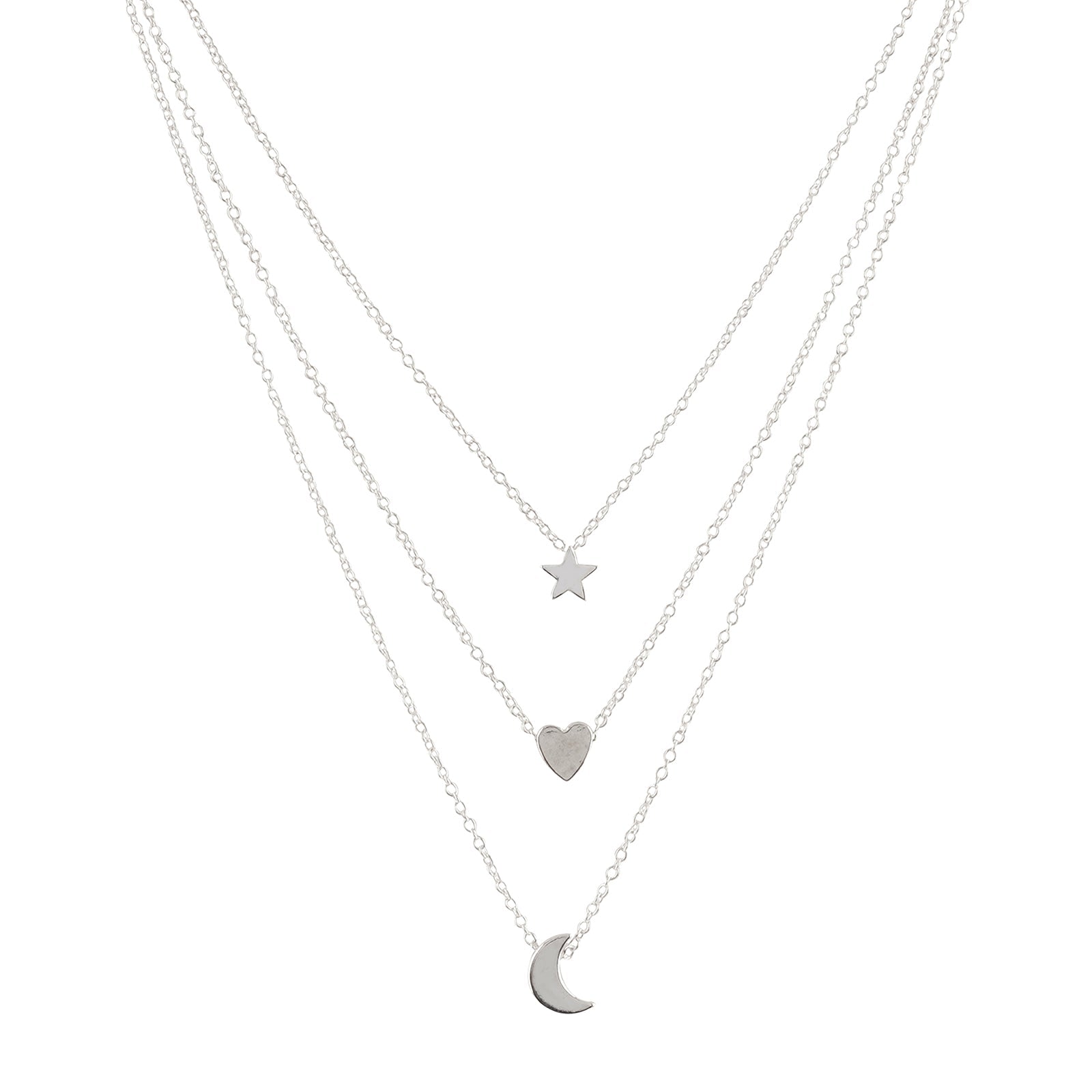 Bewitched Georgiana Dainty Charm Layered Necklace