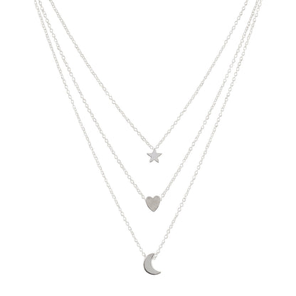 Bewitched Georgiana Dainty Charm Layered Necklace